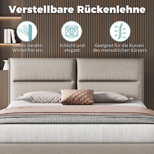 Leinen Bettgestell – Stilvolles und Bequemes Design für Ihr Schlafzimmer