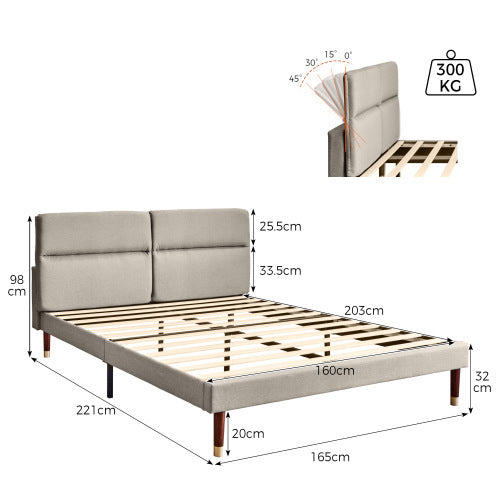 Leinen Bettgestell – Stilvolles und Bequemes Design für Ihr Schlafzimmer