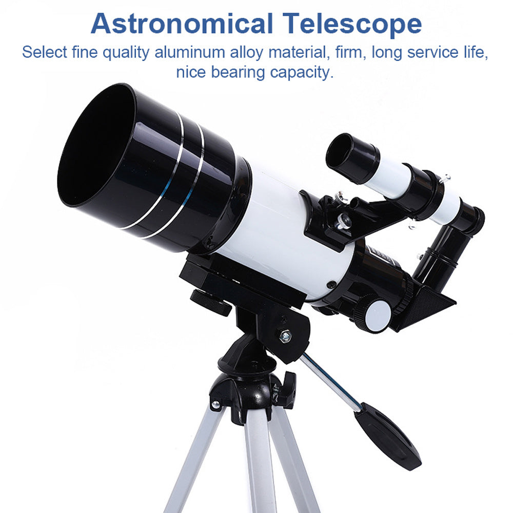 Outdoor Telescope High Clear Astronomical Refracting Telescope Professional Stargazing Telescope Compact Tripod Watching Monocular for Child Teenagers Beginners